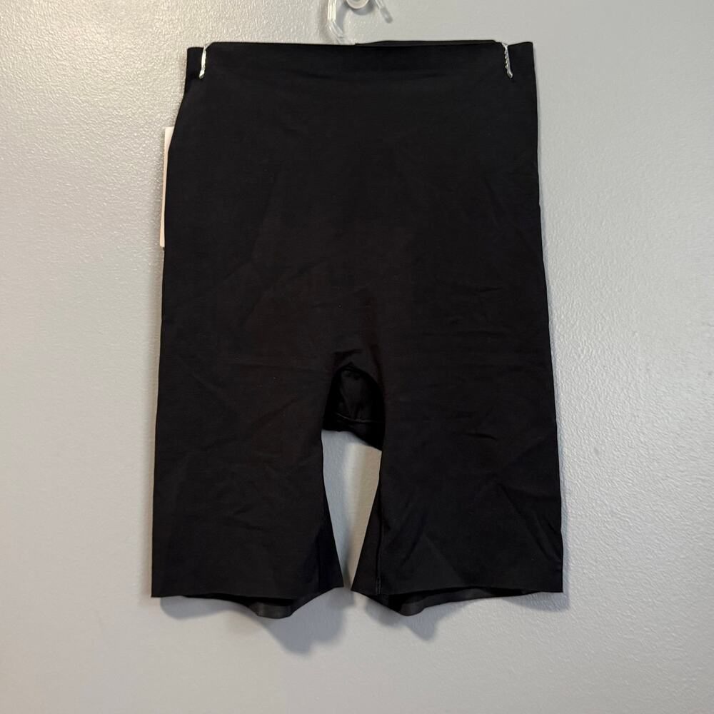 Wacoal Black Beyond Naked Cotton Blend Reshape Thigh Shaper NEW Medium